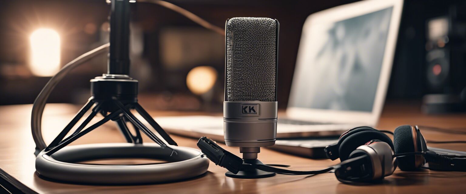 Microphone on desk